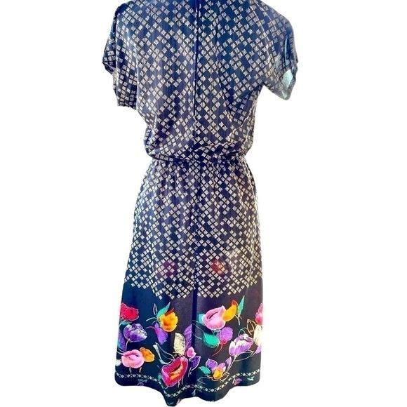 Toni petite, vintage dress and matching bolero, size LP,lightweight,machine wash - Picture 5 of 8